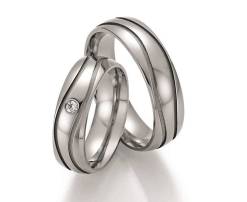 Titanium Trouwringen Diamant 20130