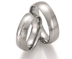 Titanium Trouwringen Diamant 20170