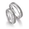 Titanium Trouwringen Diamant 21030