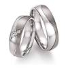 Titanium Trouwringen Diamant 21150