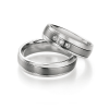 Titanium Edelstaal Trouwringen Diamant 06050