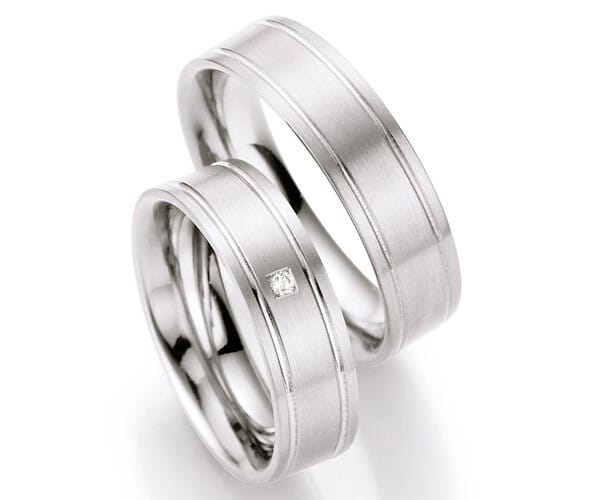 Titanium Trouwringen Diamant 07160 3 Titanium Trouwringen Diamant 07160