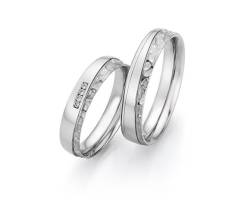 Collection Ruesch Stalen Trouwringen Glans Magic Moon