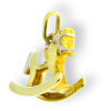 Gouden Hobbelpaard Hanger 14 karaats 2