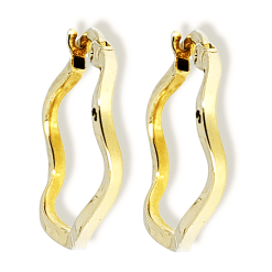 Gouden Oorringen 18 mm 1.4 mm 14 karaats Kronkel - Star juwelier