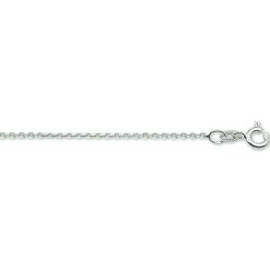 Witgouden Ketting Anker Schakel 1 mm 45 cm 14 karaats
