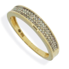 Gouden damesring diamant 0.38 ct 14 karaats