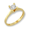 Gouden solitair ring zirkonia 17 mm 14 karaats 20221208 122206