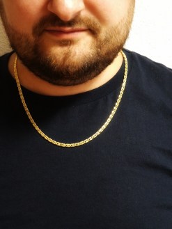 Alternative view of Gouden Valkenoog Ketting 4.3 mm 59 cm 14 karaats