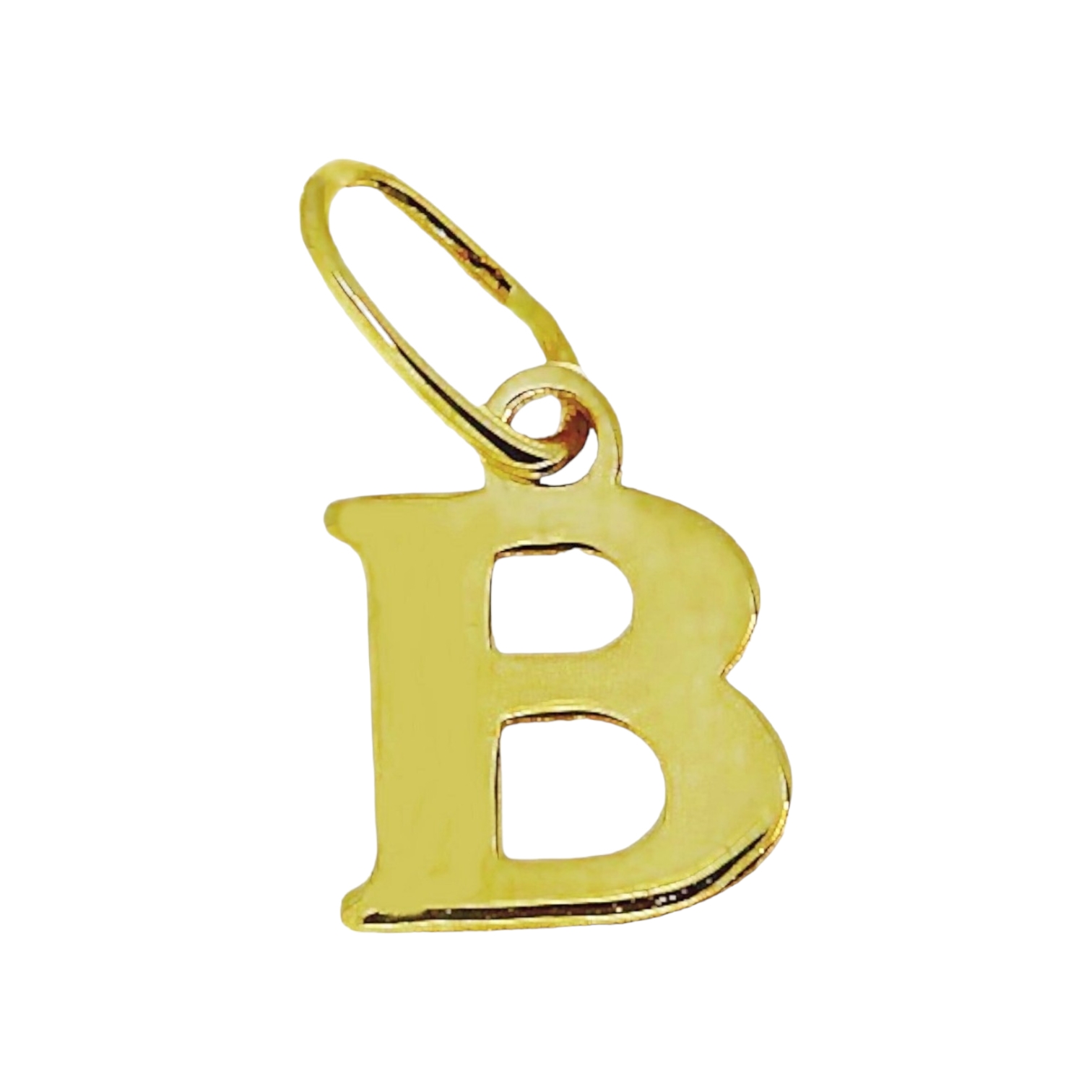 Goud Hanger Letter B 14 karaats 3 Goud Hanger Letter B 14 karaats