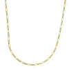 Gouden Figaro Ketting 2.5 mm 55 cm 14 karaats
