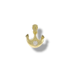 Gouden Hanger Anker Zirkonia 16 x 13 mm 14 karaats