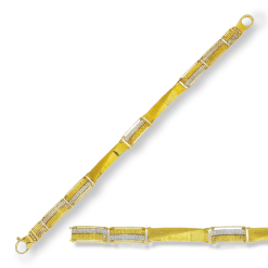 Gouden Armband 21 cm 9 mm 14 karaats