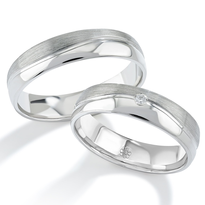 Zilveren Trouwringen ZL-36 3 Zilveren Trouwringen ZL-36