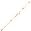 Gouden Bedel Armband 14 karaats