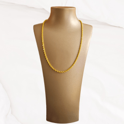 Alternative view of Gouden Koord Rope Ketting 3.3 mm 50 cm 14 karaats