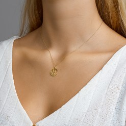 Alternative view of Gouden Sterrenbeeld Hanger Tweeling 16 mm - G54005643A