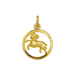 Gouden Sterrenbeeld Hanger Ram 12.5 mm - G54005617A