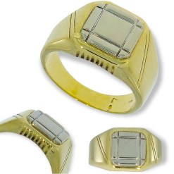 Gouden Zegelring 14 karaats