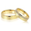 Gouden Trouwringen Zirkonia 14 karaats STRAS1527 Light