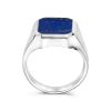 Zilveren Herenring Lapis Massief 925 8 Zilveren Herenring Lapis Massief 925 3