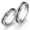 Zwarte Zirkonium Titanium Trouwringen 79-10120