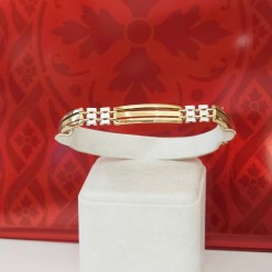 Gouden Schakelarmband Heren 21 cm 7.5 mm 14 karaats