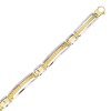Gouden Schakelarmband Heren 21.5 cm 8.5 mm 14 karaats