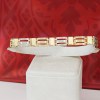 Gouden Schakelarmband Heren 22 cm 9 mm 14 karaats