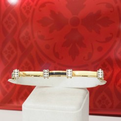 Gouden Schakelarmband Onyx Heren 20 cm 7.0 mm 14 karaats