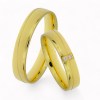 Gouden Trouwringen 4 mm 14 karaats ANW0015 2 Gouden Trouwringen 4 mm 14 karaats ANW0015
