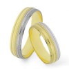 Gouden Trouwringen 5 mm Bicolor 14 karaats MDM0140