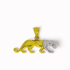 Gouden Panter Hanger 14 karaats