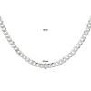 Zilveren Gourmette Ketting 4.3 mm 60 cm