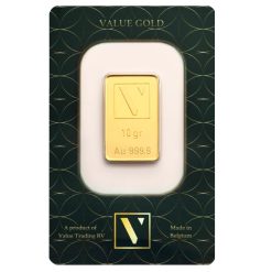 10 gram goudbaar met certificaat 24 karaat 999,9