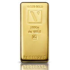1000 gram goudbaar met certificaat 24 karaat 999,9