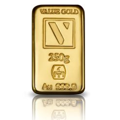 250 gram goudbaar met certificaat 24 karaat 999,9