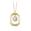 Goud Hanger Letter G met Ketting Zirkonia 14 karaats AKL0252 Y 5486 G 0000130703 20231010 1435330100 37353