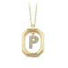 Goud Hanger Letter P met Ketting Zirkonia 14 karaats 9 Goud Hanger Letter P met Ketting Zirkonia 14 karaats AKL0252 Y 5486 P 0000130720 20231010 1446240998 69510