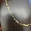 Gouden Figaro Ketting 4.5 mm 60 cm 14 karaats