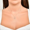 Gouden Ketting met Letter F Hanger Zirkonia 14 karaats AKL0252 Y 5486 F 0000130702 20231010 1435080457 79047