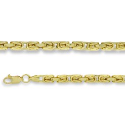 Gouden Koningsketting 3.8 mm 50 cm 14 karaats