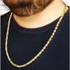 Gouden Koningsketting 4.2 mm 60 cm 14 karaats - Afbeelding 2