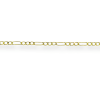 Gouden Figaro Ketting 1.2 mm 45 cm 14 karaats
