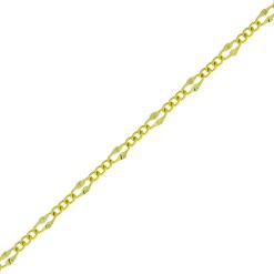 Gouden Gourmette Armband 18 cm 2.5 mm 18 karaats