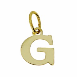 Goud Hanger Letter G 14 karaats