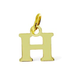 Goud Hanger Letter H 14 karaats