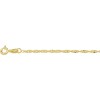Gouden Singapore ketting 2.0 mm 45 cm 14 karaats