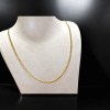 Gouden Gourmette Ketting 3 mm 50 cm 14 karaats