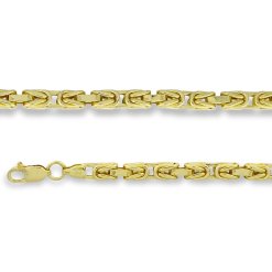 Gouden Koningsketting 3.8 mm 65 cm 14 karaats